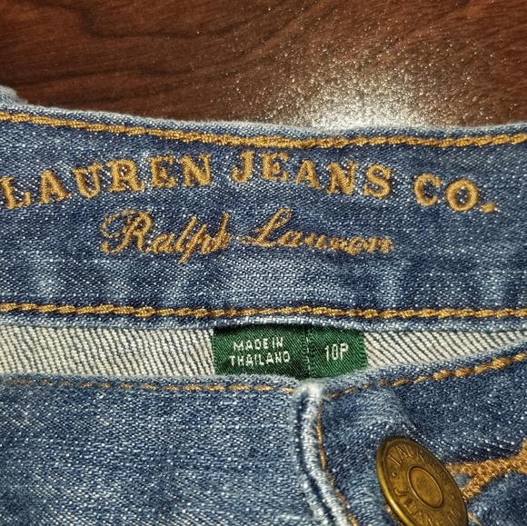 Ralph Lauren Crop Jeans, Size 10P - Picture 2 of 3